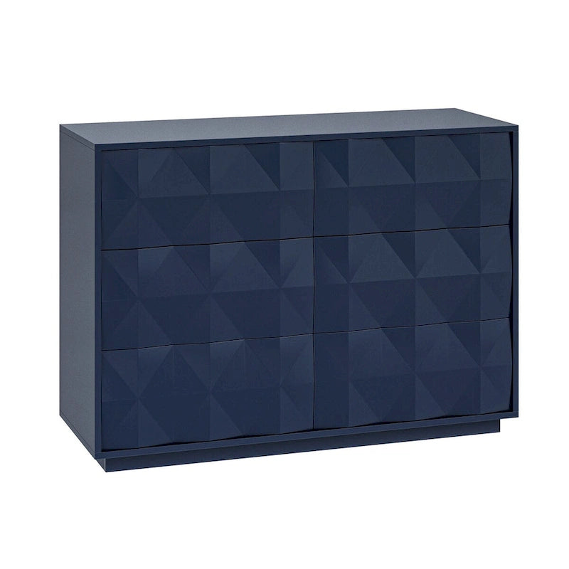 Modern 6-Drawer Dresser by HULALA HOME