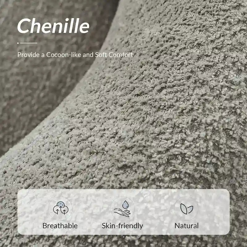 Modern Boucle Armchair with Metal Legs Set of 2 by HULALA HOME