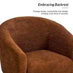 Modern Boucle Armchair with Metal Legs Set of 2 by HULALA HOME