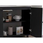 2 Utility Sink with Cabinet, Stainless Steel Countertop, Interior Shelf