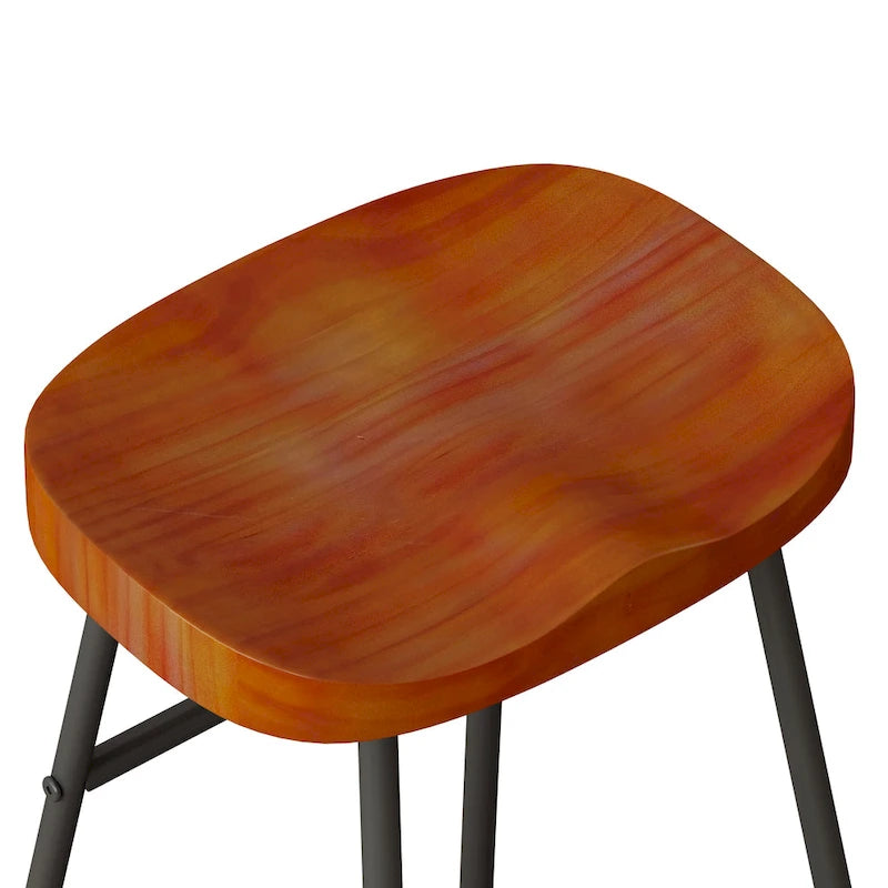 29.52 Stylish and Minimalist Bar Stools Set of 2, Counter Height Bar Stools, for Kitchen Island, Coffee Shop, Bar, Home Balcony