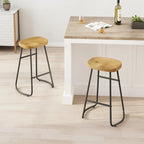 29.52 Stylish and Minimalist Bar Stools Set of 2, Counter Height Bar Stools, for Kitchen Island, Coffee Shop, Bar, Home Balcony
