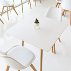 Set of 4 Dining Chairs with Modern Soft Padded