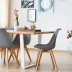 Set of 4 Dining Chairs with Modern Soft Padded